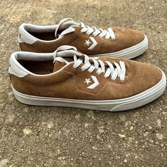 Converse Cons Louie Lopez Pro Low / Chestnut Brown Men’s Sz 8 - Picture 1 of 11